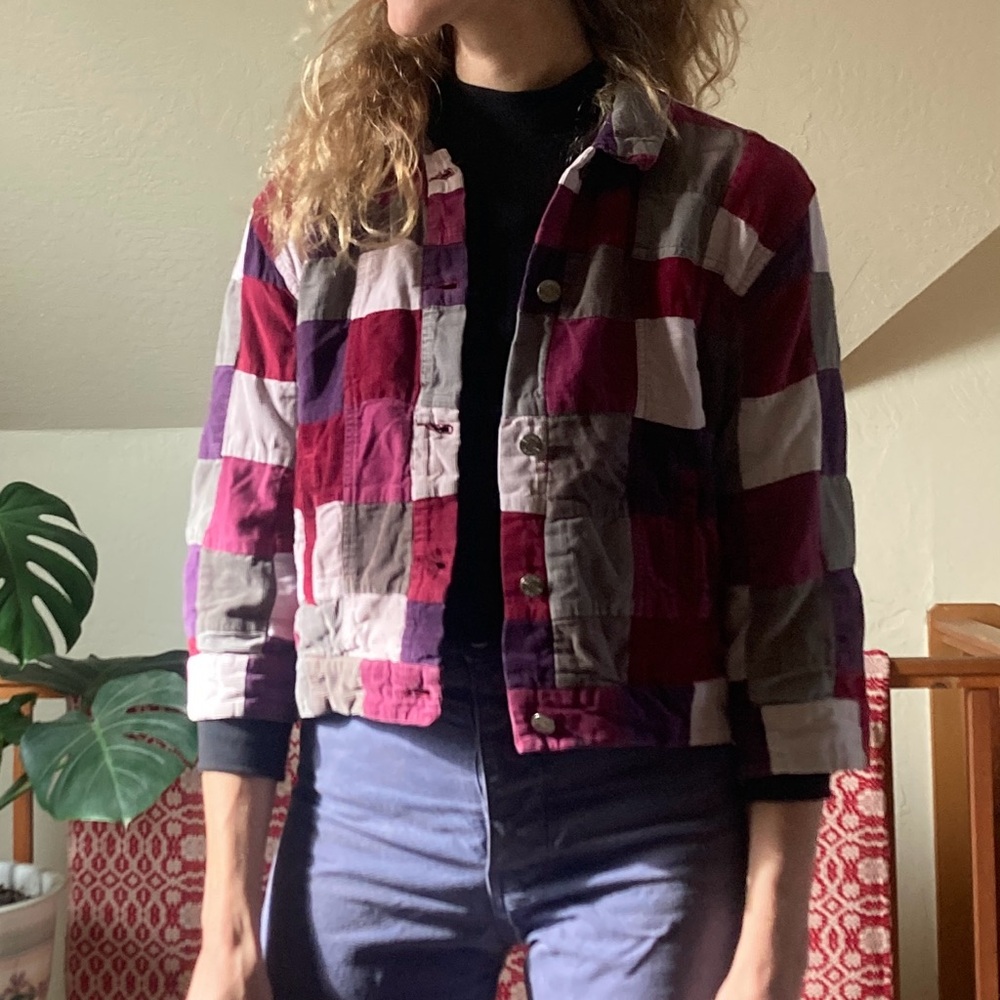 Vintage Adorable Patchwork Shirt